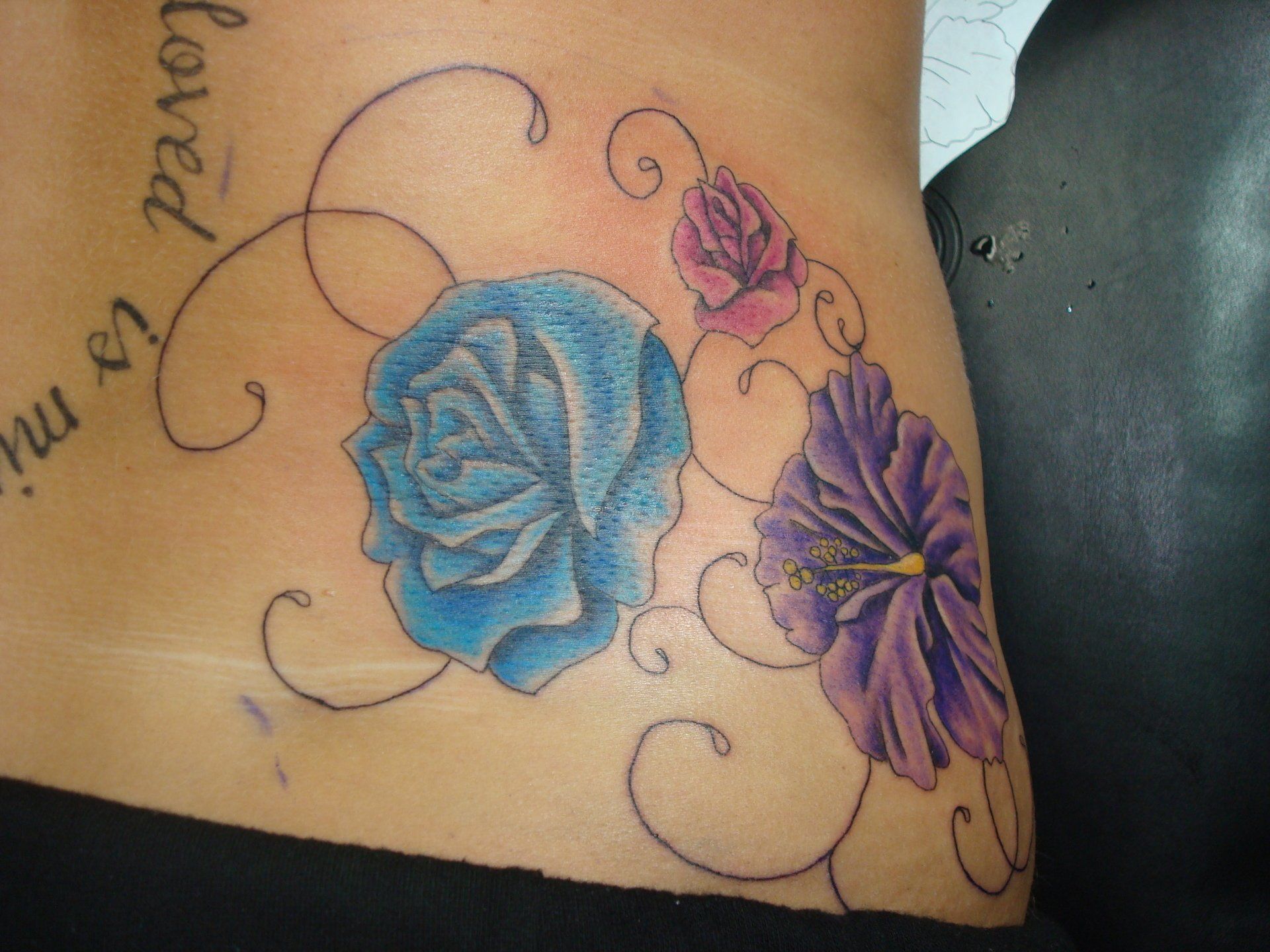 color Flower tattoo
