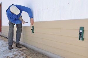 Siding installation