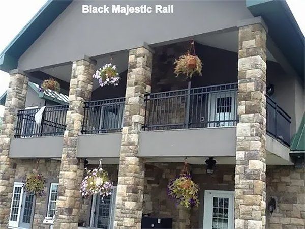 Handrails black majestic