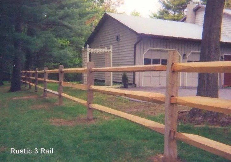 Rustic rail