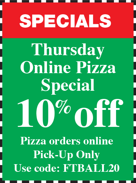 Napoli's Pizza - Thursday Online Pizza Special