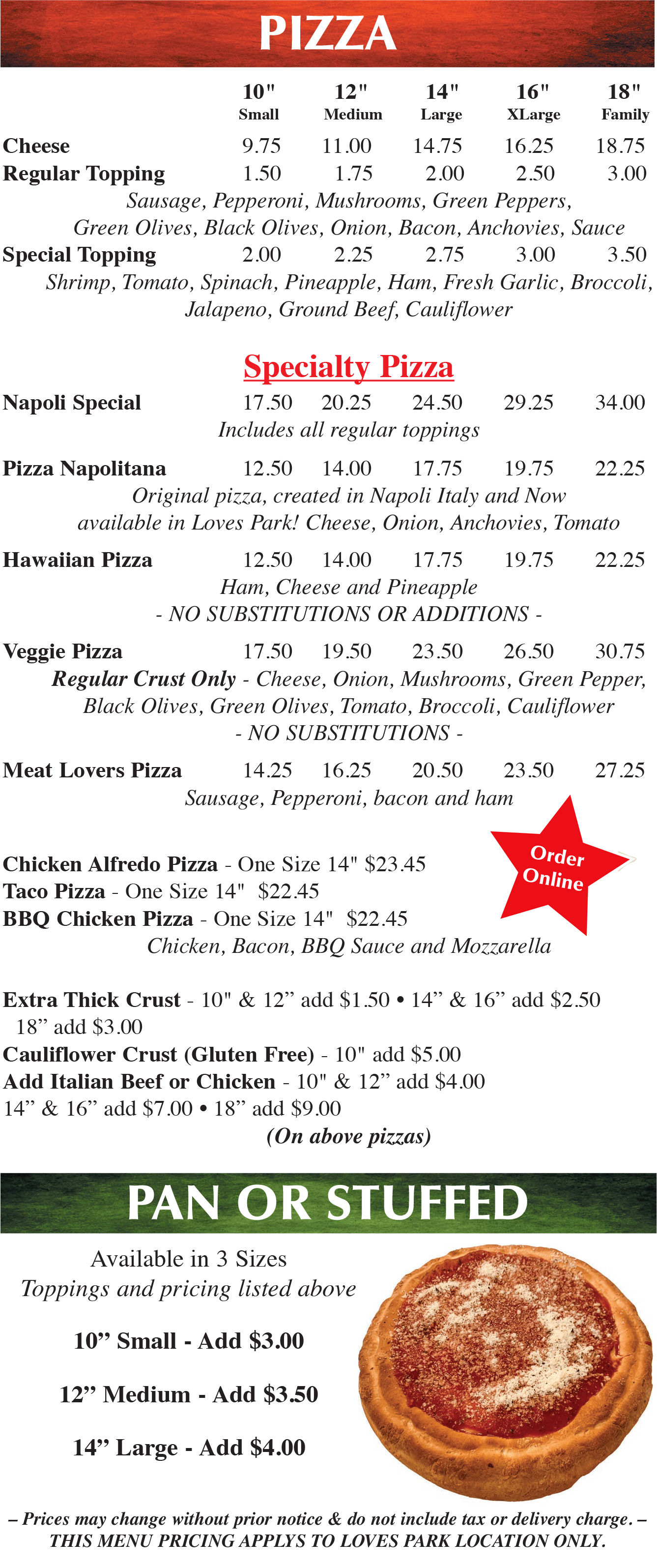 Napoli Pizza Vacaville - 5ad8454