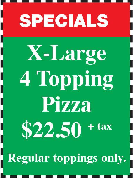 Napoli's Pizza Loves Park Specials Menu | Loves Park, IL