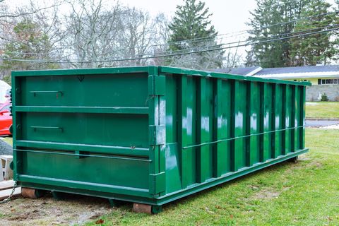 Green Dumpster