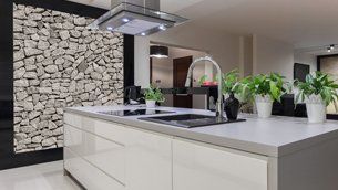 Remodeled kitchen