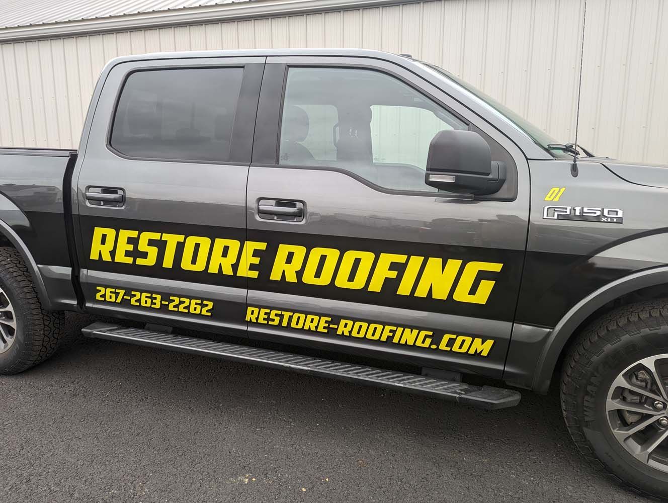 Gray Ford F-150 truck with 