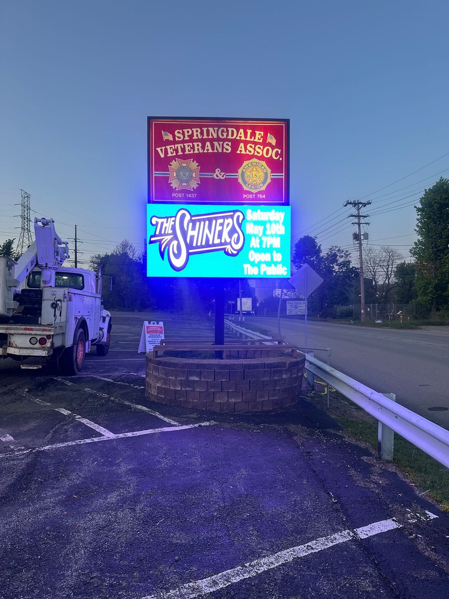 The Shiners LED sign
