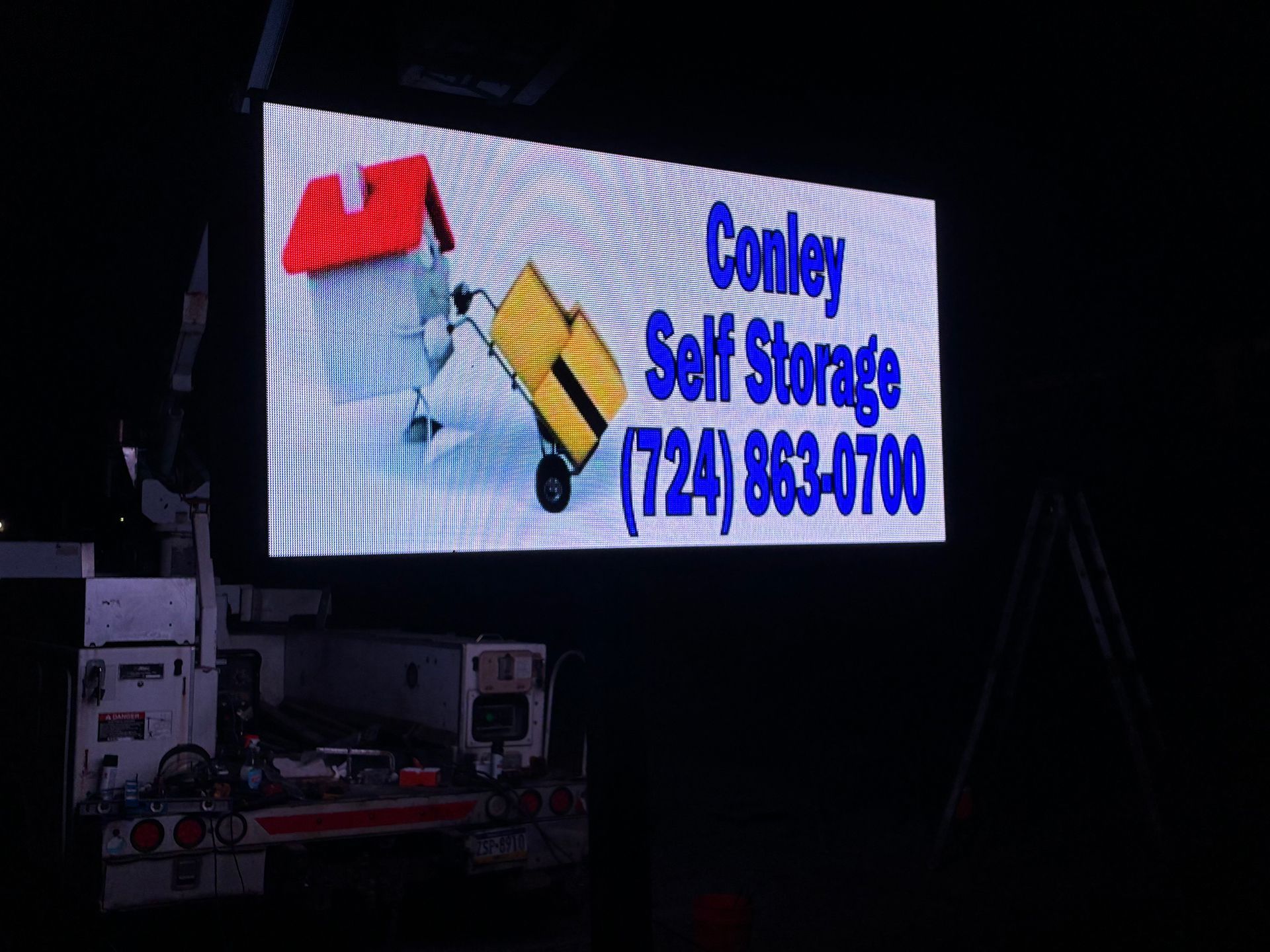 Conley Self Storage LED sign