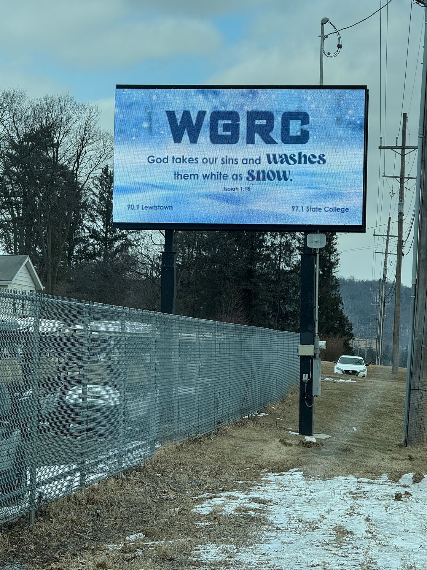 WGRC LED sign