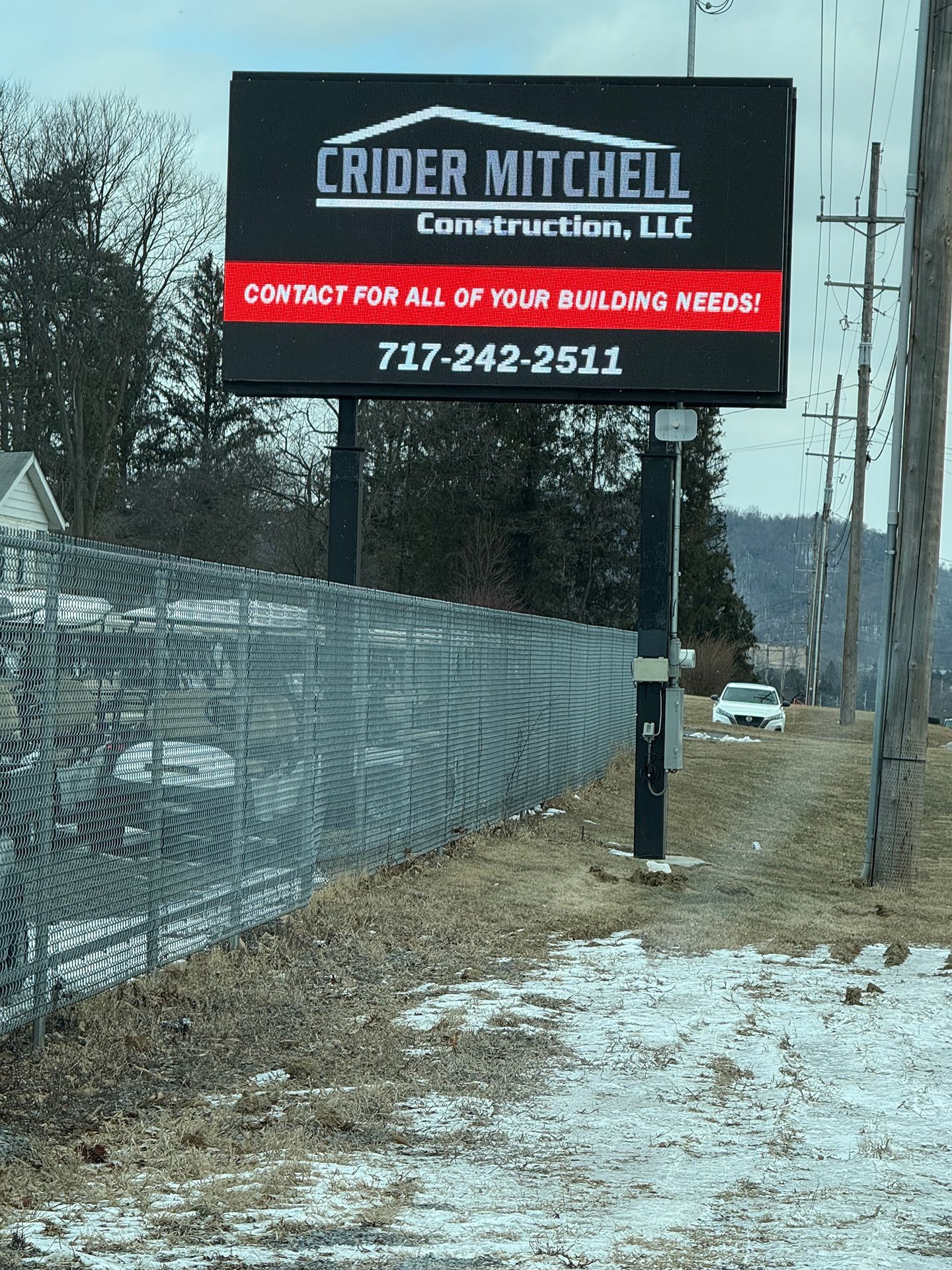 Crider Mitchell LED sign