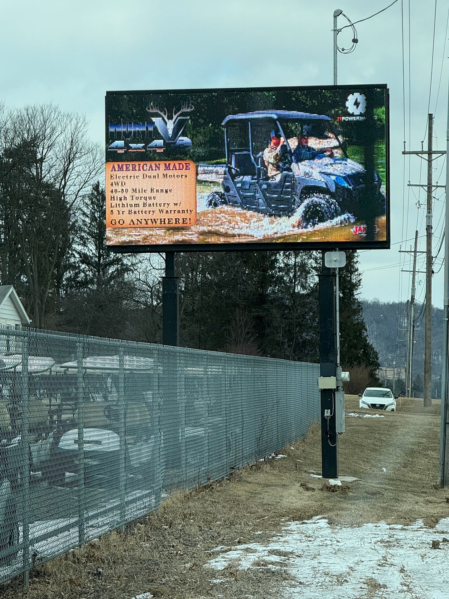 HuntVe 4x4 ATV LED sign