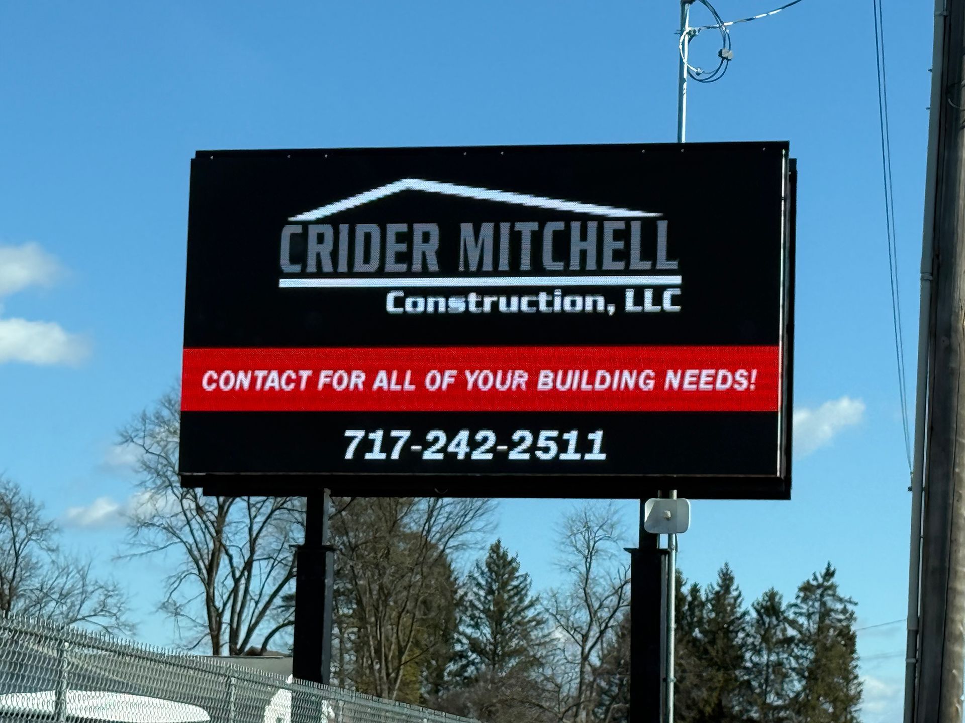LED sign Crider Mitchell