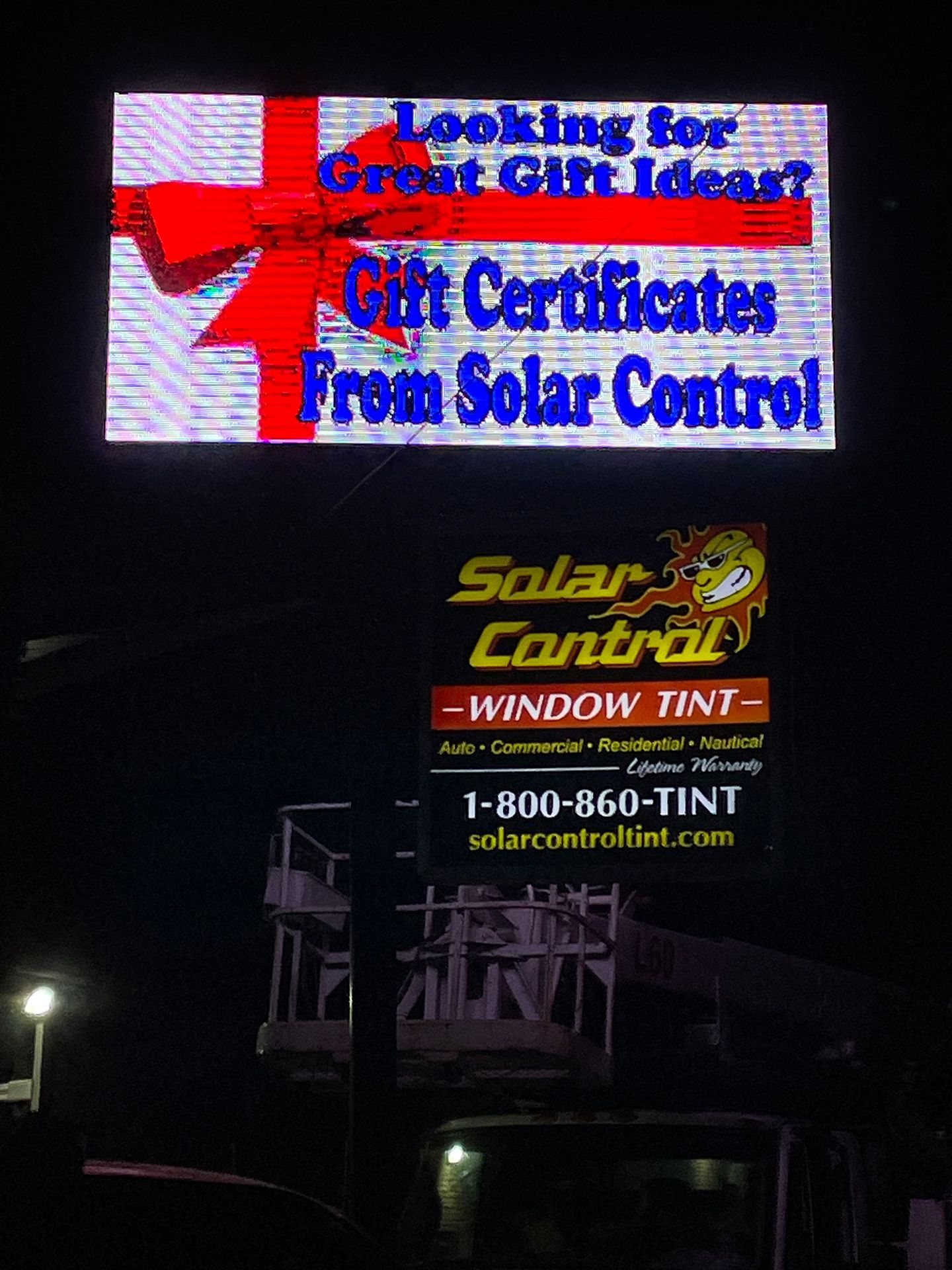 LED sign that says Looking for Great Gift Ideas