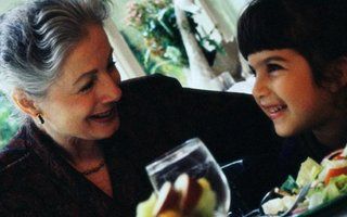 Grandmother and child
