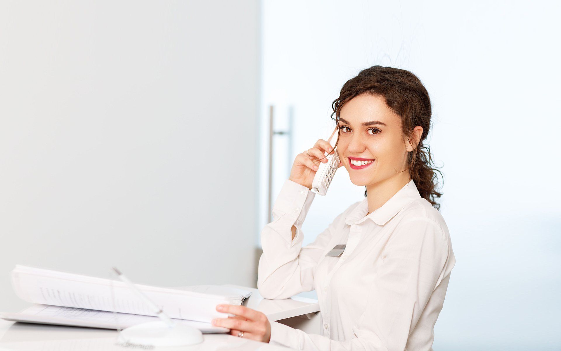 Call center employee