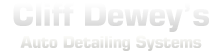 Cliff Dewey's Auto Detailing Systems-Logo