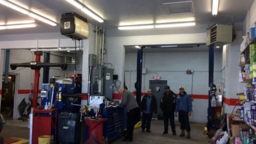 Inside our automotive shop