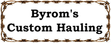 Byrom's Custom Hauling - Logo