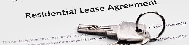 Residential lease agreement document