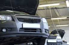 wo vehicles on repair