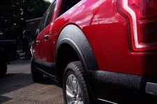 Line-X spray on truck