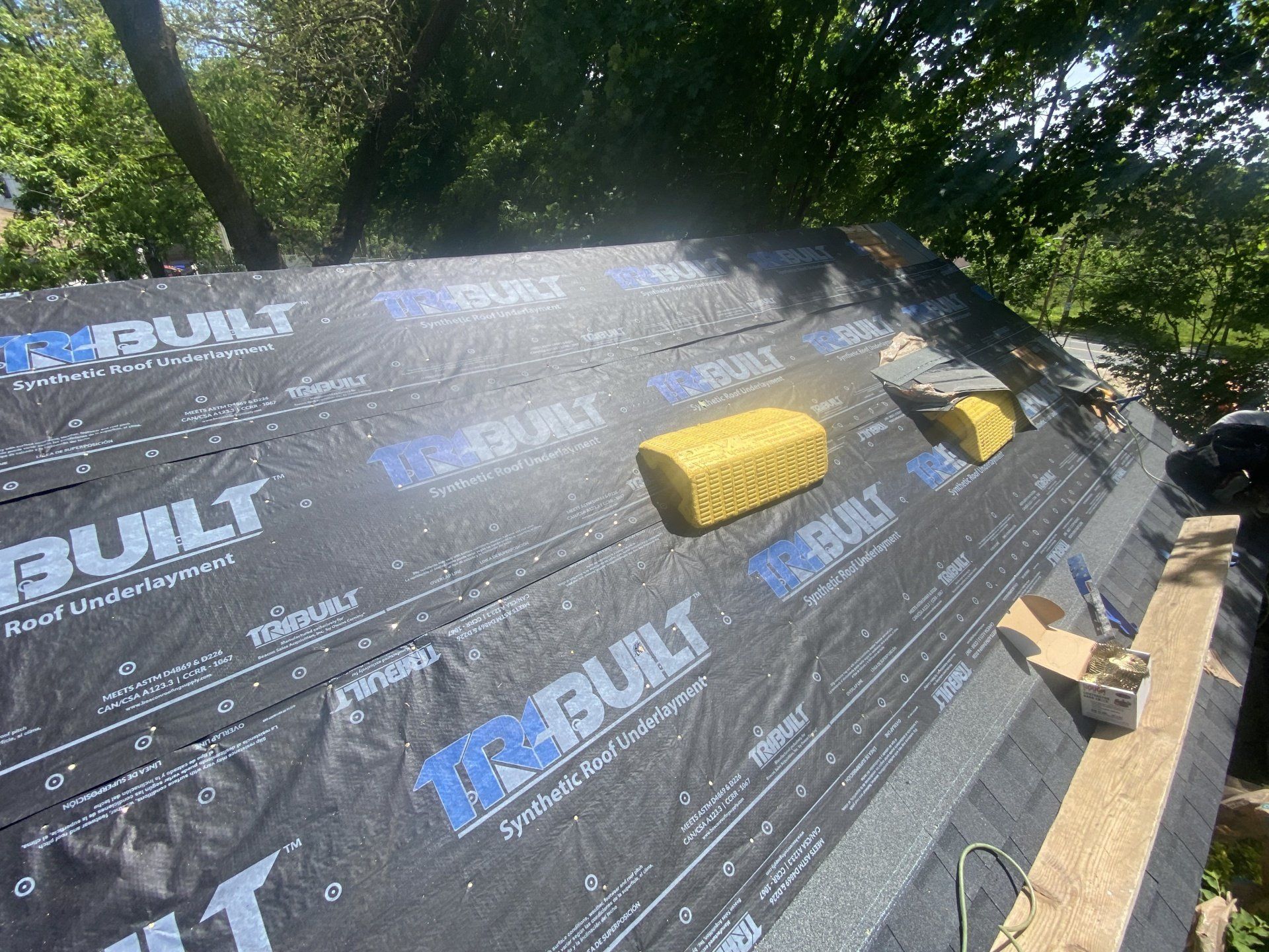 Tribuilt synthetic roof