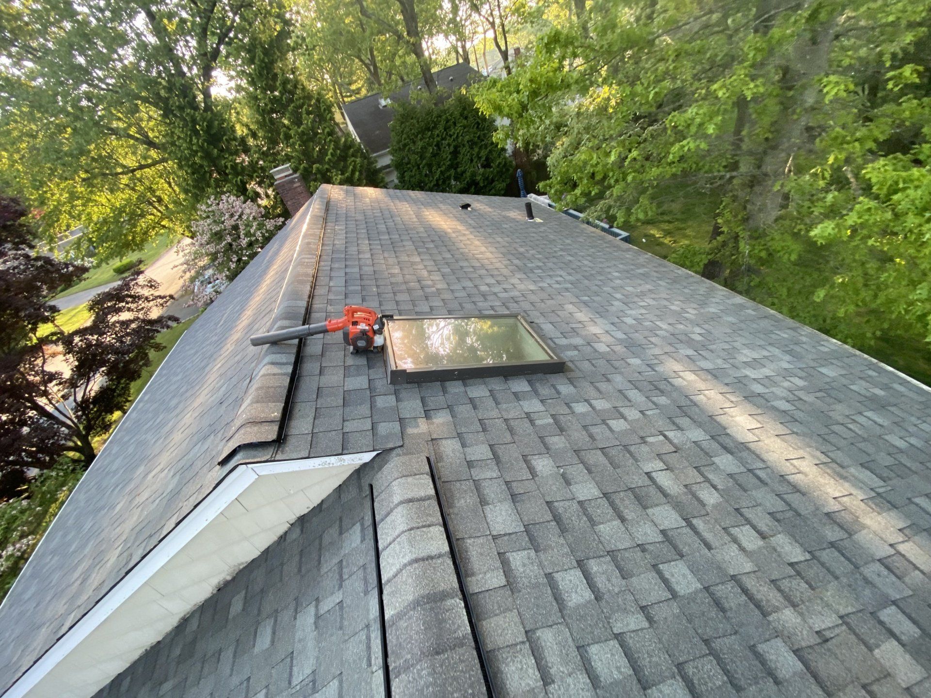 bluish gray with small sunroof