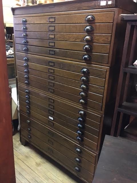 Wooden drawers