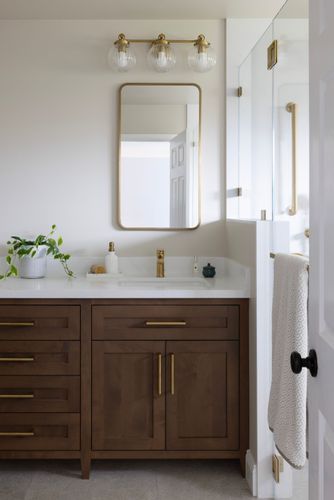 Learn more about Bathrooms Blue bathroom cabinets