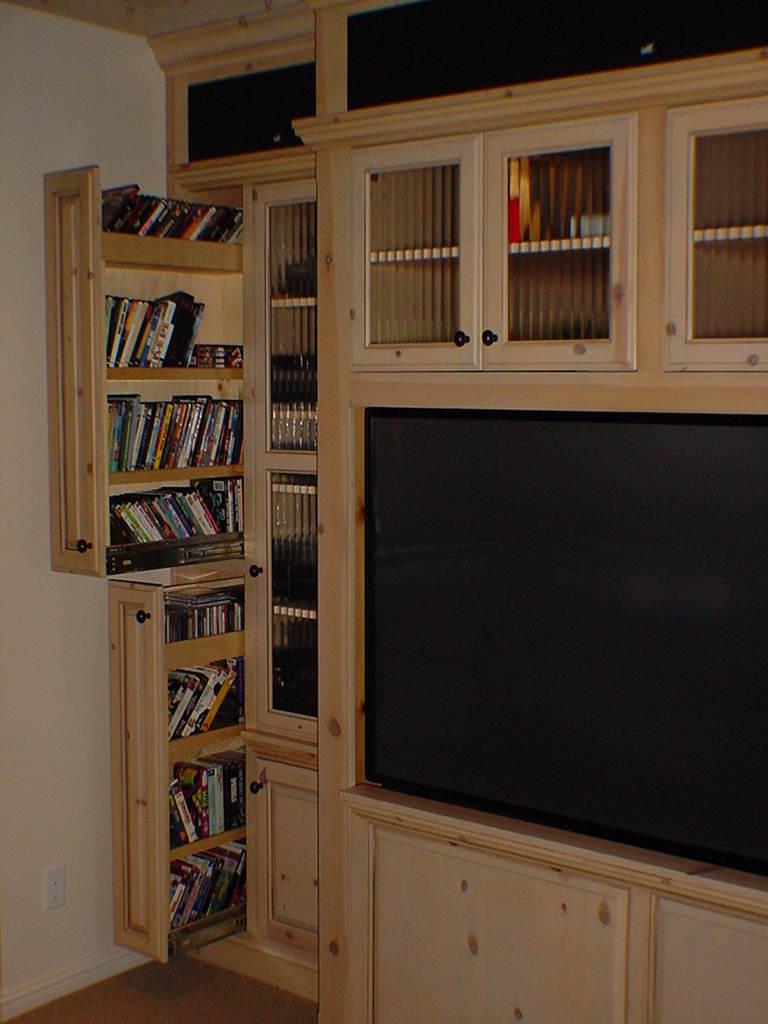 Living area entertainment center