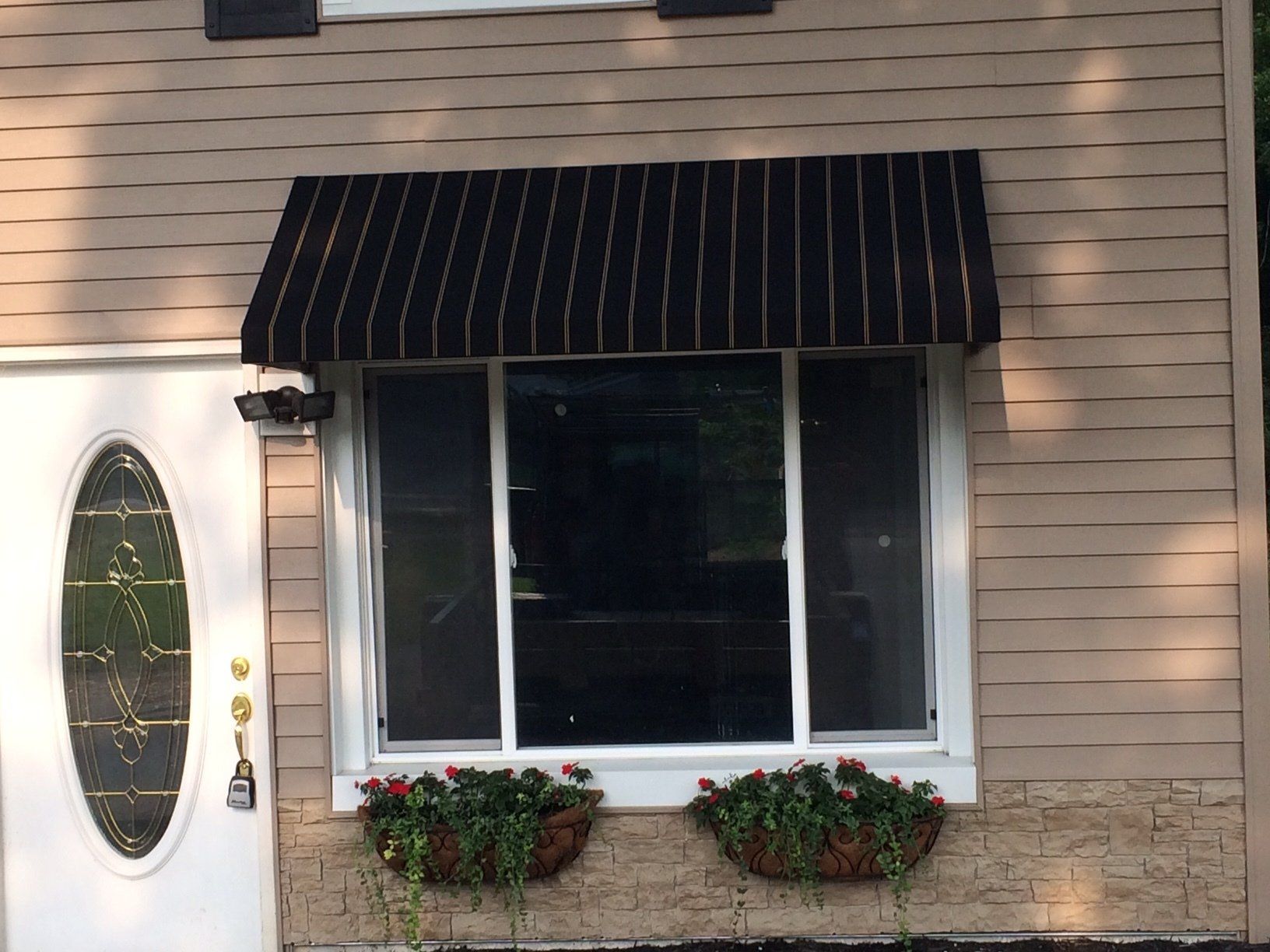 Black Residential Awning