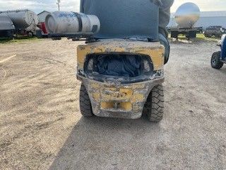 front of the equipment with rust