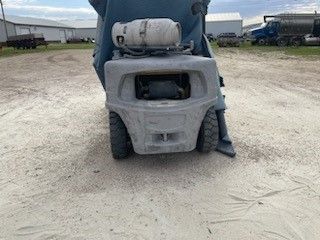 front of the equipment after the treatment