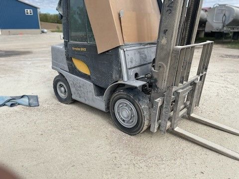 equipment ready for repainting