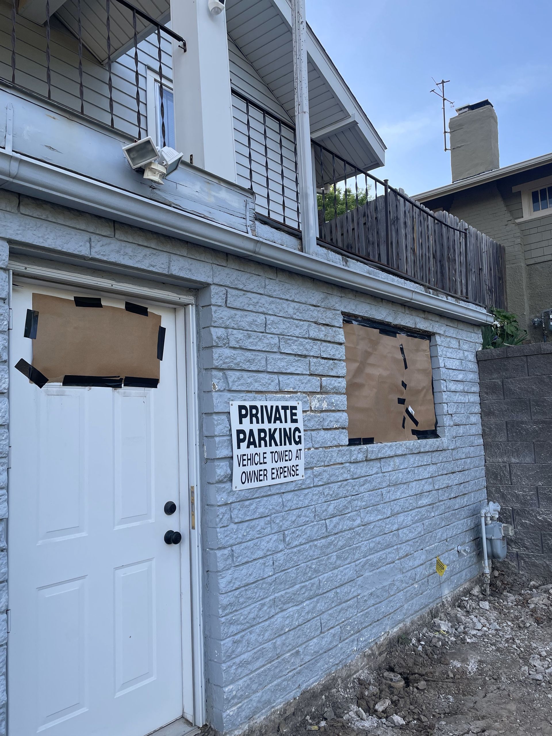 Exterior of a building with a 