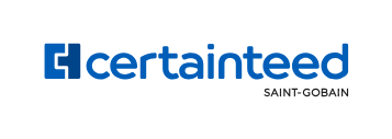 CertainTeed logo with a blue square