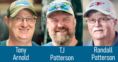 Tony Arnold, TJ Patterson, Randall Patterson