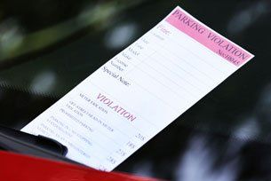 Parking violation note