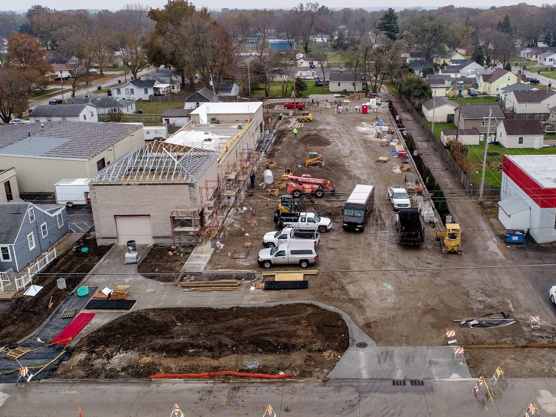 Extreme Carwash construction phase