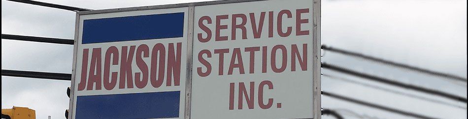 Jackson Service Station Sign Board