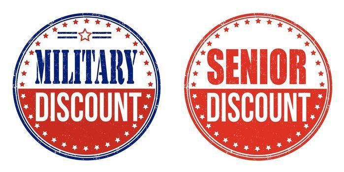 Military and Senior Discount