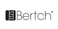 Bertch logo in black text with a stylized cabinet icon