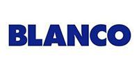 Blue “BLANCO” text on a white background