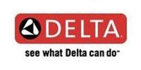 Delta logo with red banner and black triangle icon, slogan “see what Delta can do” underneath.