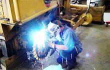 Heavy machinery welding repair