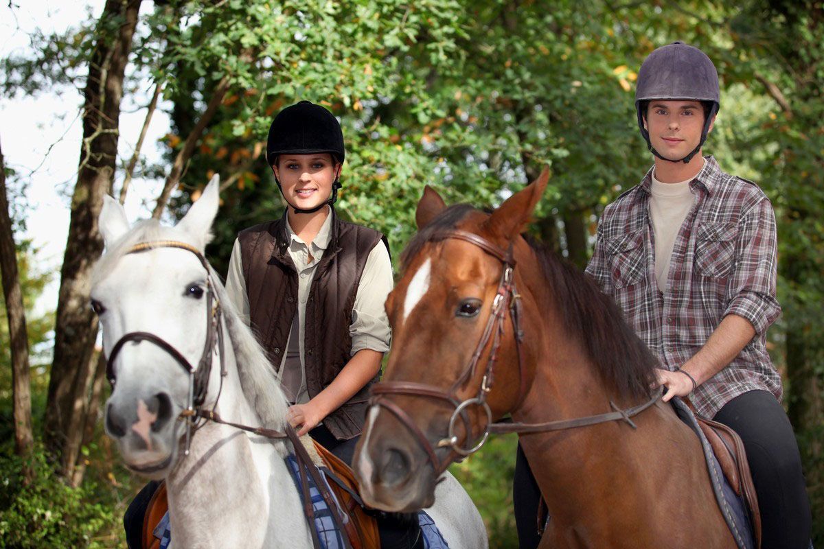 horse riding