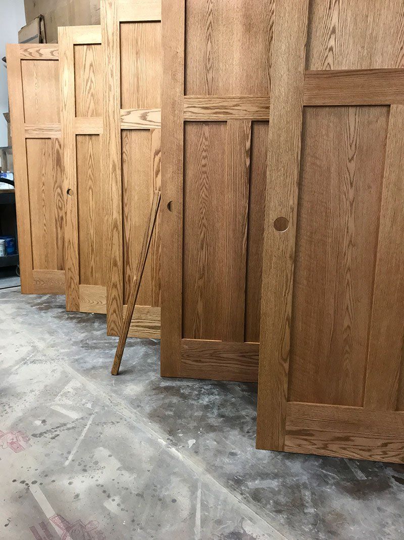 Wood doors