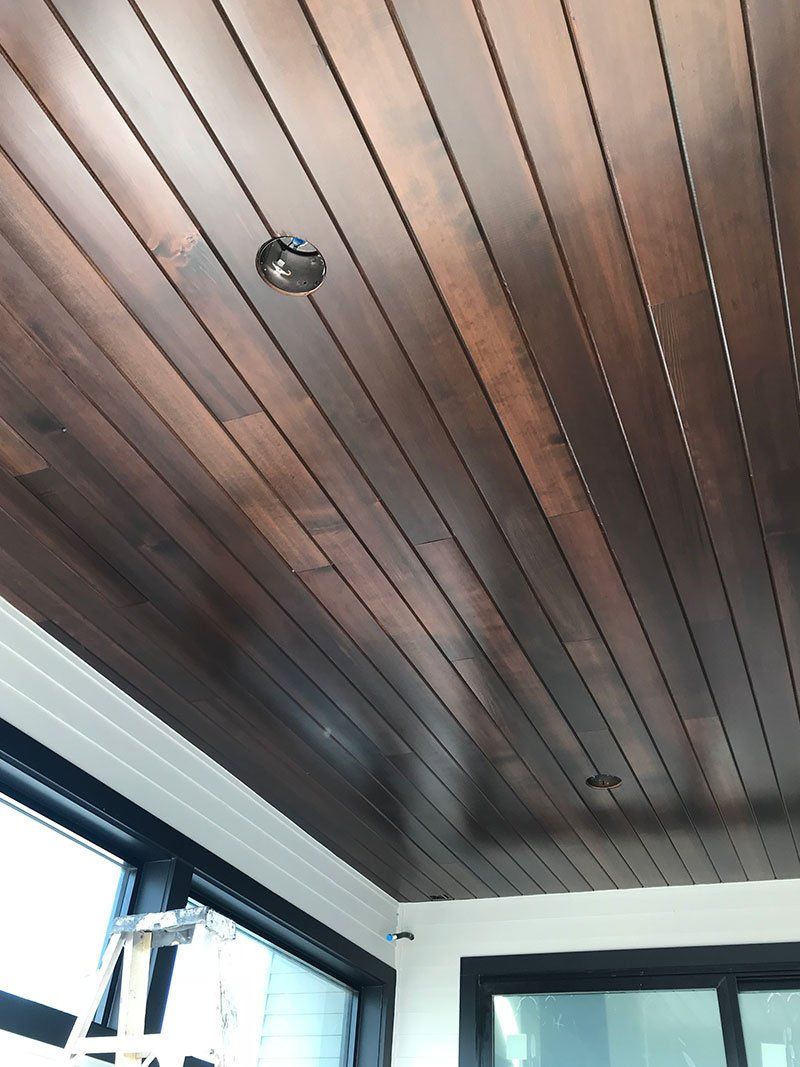 Wood ceiling