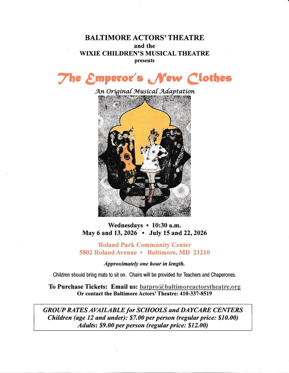 The emperor's new clothes flyer