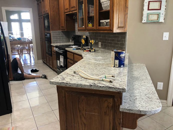Granite countertop